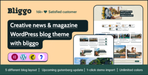 Bliggo - Tin tức & Tạp chí Chủ đề blog WordPress
