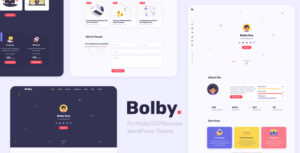Bolby - Chủ đề WordPress Portfolio/CV/Resume
