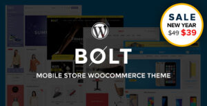 Bolt - Cửa hàng điện tử, nội thất, phòng tập thể dục & thời trang Chủ đề WordPress đa năng WooC Commerce