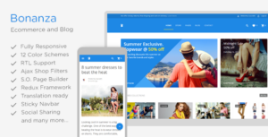 Bonanza - Chủ đề WordPress WooC Commerce đa năng đáp ứng