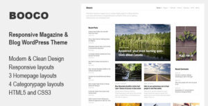 Booco - Chủ đề WordPress và Tạp chí Responsive