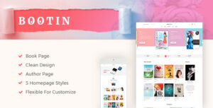 Bootin - Chủ đề WordPress của Cửa hàng sách WooC Commerce