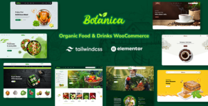 Botanica - Chủ đề WooC Commerce CSS Tailwind về Thực phẩm & Đồ uống