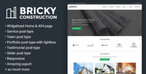 Bricky: Một chủ đề WordPress về Xây dựng & Xây dựng