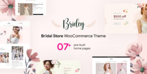 Bridey - Chủ đề WordPress của Cửa hàng đồ cưới WooC Commerce