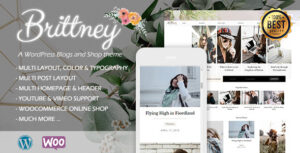 Brittney - Chủ đề cửa hàng và blog WordPress đáp ứng