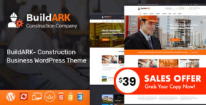 BuildARK- Chủ đề WordPress kinh doanh xây dựng