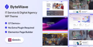 Bytewave - Chủ đề WordPress về Dịch vụ CNTT & Đại lý kỹ thuật số