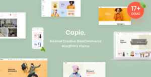 Capie - Chủ đề WordPress WooC Commerce sáng tạo tối thiểu