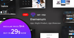Capitona - Chủ đề WordPress đích ứng dụng