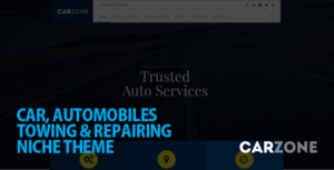 Car Zone - Chủ đề WordPress kéo & sửa chữa