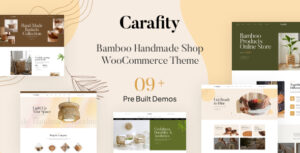 Carafity - Chủ đề WooC Commerce của Bamboo Handmade Shop