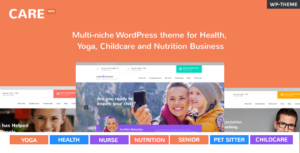Care – Chủ đề WordPress đa lĩnh vực dành cho doanh nghiệp nhỏ