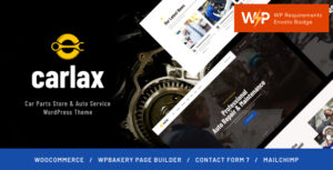 Carlax | Chủ đề WordPress về cửa hàng phụ tùng ô tô & dịch vụ ô tô