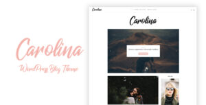 Carolina - Chủ đề blog WordPress đơn giản
