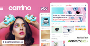 Carrino - Một chủ đề blog Gutenberg thú vị