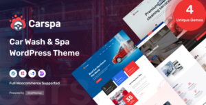 Carspa - Chủ đề WordPress rửa xe & làm sạch xe