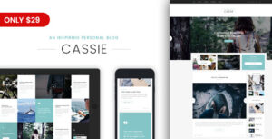 Cassie - Một chủ đề WordPress blog cá nhân đầy cảm hứng