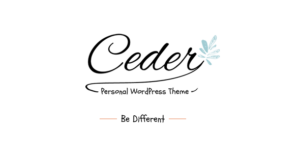Ceder - Chủ đề blog WordPress cá nhân