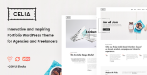 Celia - Chủ đề WordPress danh mục đầu tư sáng tạo