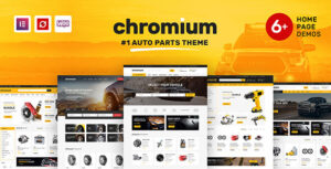 Chrome - Chủ đề WordPress Elementor của cửa hàng phụ tùng ô tô