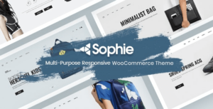 Chủ đề WooC Commerce tối thiểu - Sophie