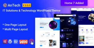 Chủ đề WordPress Dịch vụ Giải pháp CNTT Antech