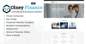 Chủ đề WordPress Tư vấn kinh doanh - Olney Finance