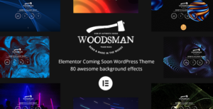 Chủ đề WordPress Woodsman - Elementor sắp ra mắt