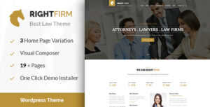 Chủ đề WordPress của Right Firm- Law Firm