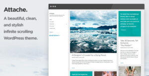 Chủ đề WordPress cuộn vô hạn đính kèm