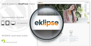 Chủ đề WordPress đáp ứng phần mềm Eklipse