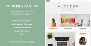 Chủ đề blog WordPress đáp ứng - Winston