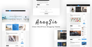 Chủ đề blog WordPress sạch của AraySir