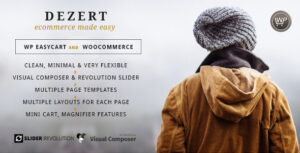 Chủ đề mua sắm Dezert EasyCart & WooC Commerce