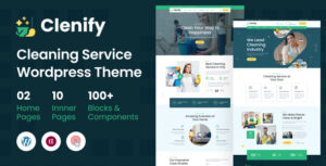 Clenify – Dịch vụ dọn dẹp Theme WordPress