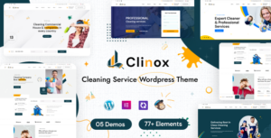 Clinox - Dịch vụ dọn dẹp WordPress Theme
