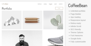 CoffeeBean - Chủ đề WordPress về danh mục đầu tư và viết blog