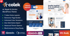 Colek - Theme WordPress về điều hòa không khí & sưởi ấm