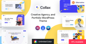 Collax - Chủ đề WordPress của Cơ quan Sáng tạo