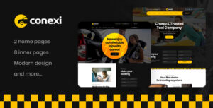 Conexi - Chủ đề WordPress dịch vụ đặt vé taxi + RTL