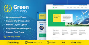 Công nghiệp Xanh - Chủ đề công nghiệp thân thiện với năng lượng tái tạo và sinh thái