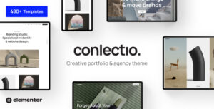 Conlectio – A Creative Mimimal Portfolio & Agency WordPress Theme