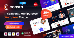 Consen - Giải pháp CNTT & Theme WordPress đa năng