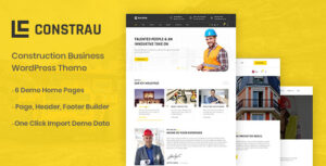 Constrau - Chủ đề WordPress kinh doanh xây dựng