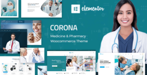Corona | Chủ đề WordPress Dược phẩm y tế WooC Commerce