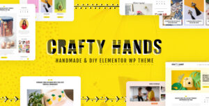 Crafty Hands - Chủ đề WordPress Nghệ thuật & Hội thảo