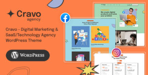 Cravo - Chủ đề WordPress tối ưu dành cho công ty khởi nghiệp, SaaS & Digital Agency