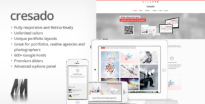 Cresado WP - Chủ đề đáp ứng cho quảng cáo