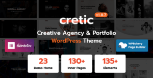 Cretic - Chủ đề WordPress của Cơ quan Sáng tạo